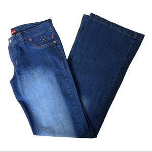 RoccoBarocco Women’s Tall Wide leg Vintage Jeans